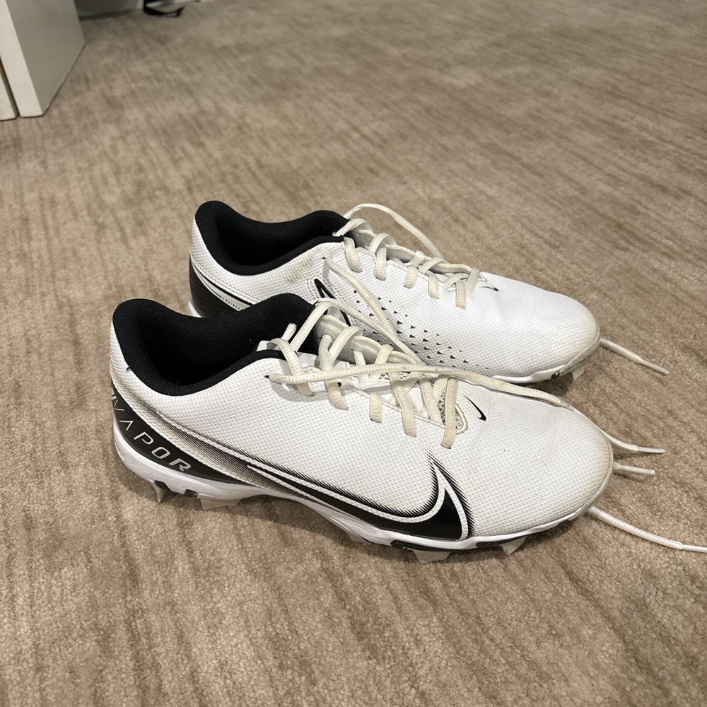 Nike Vapor 16.2 Football Cleats Black and White